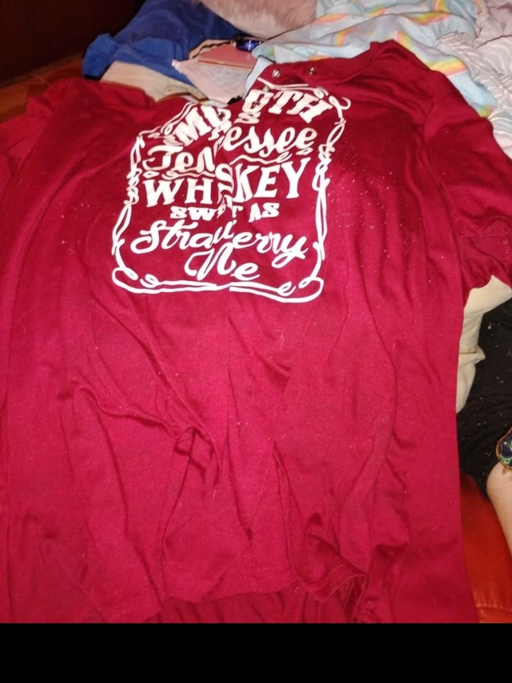 Plus Size Red/Burgundy Tennessee Whiskey T-Shirt
